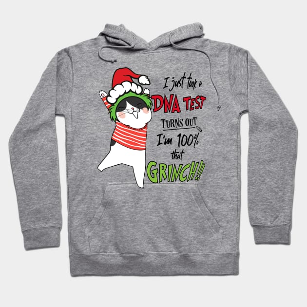 I Just Took A DNA Test Turns Out I'm 100% That Grinch Funny Ugly Christmas Hoodie by albertperino9943